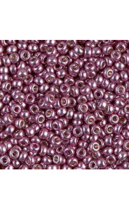 Miyuki rocailles Perlen 8/0 - Duracoat galvanized dusty orchid 8-4218